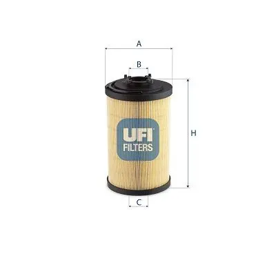 Filtrs, Hidropacēlāja sistēma UFI 8307700