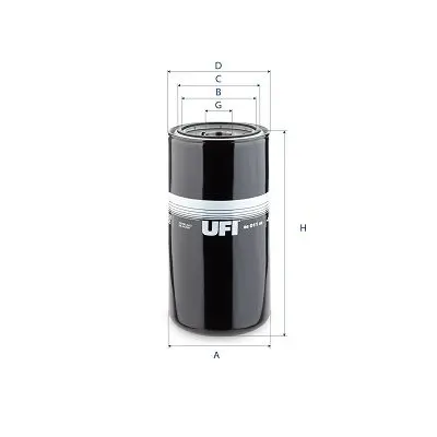 Filtrs, Hidropacēlāja sistēma UFI 8601100