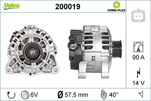 Ģenerators Valeo 200019