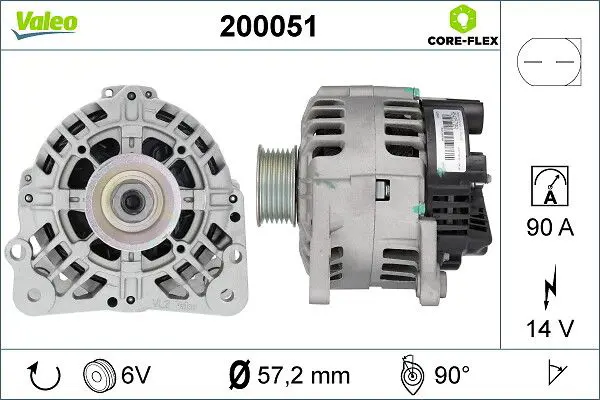 Ģenerators Valeo 200051