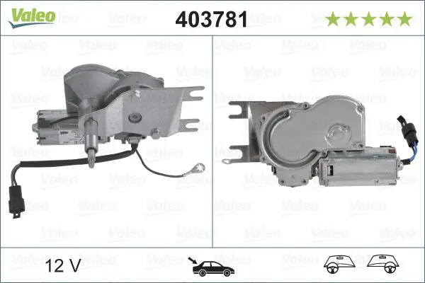 Stikla tīrītāju motors Valeo 403781