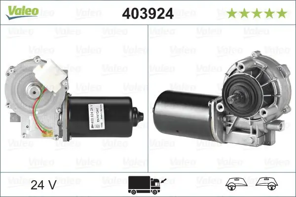 Stikla tīrītāju motors Valeo 403924