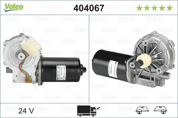 Stikla tīrītāju motors Valeo 404067