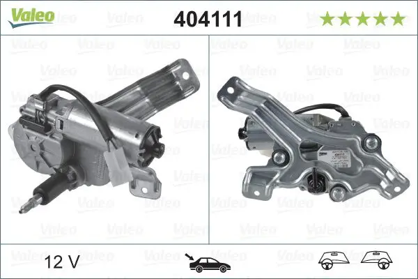 Stikla tīrītāju motors Valeo 404111