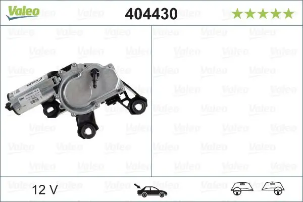 Stikla tīrītāju motors Valeo 404430