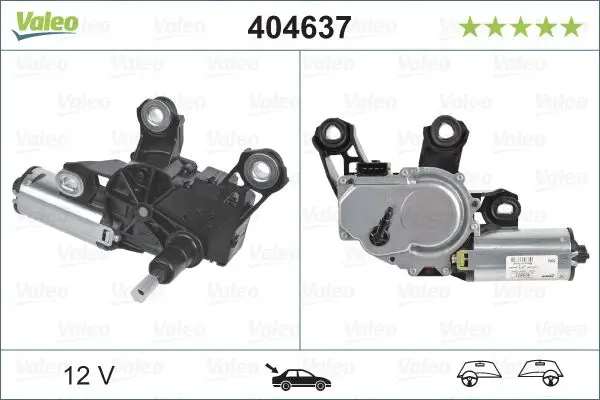 Stikla tīrītāju motors Valeo 404637