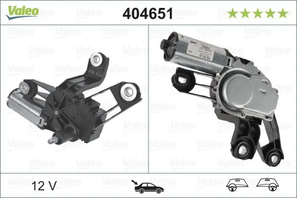 Stikla tīrītāju motors Valeo 404651