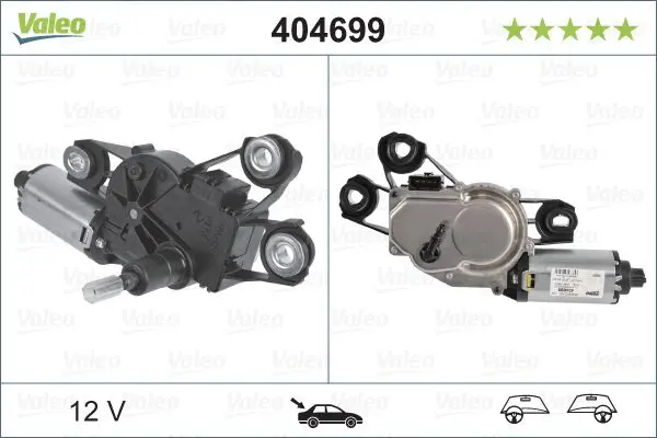 Stikla tīrītāju motors Valeo 404699