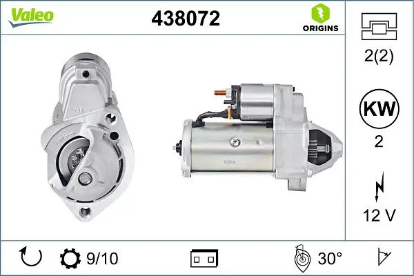 Starteris Valeo 438072
