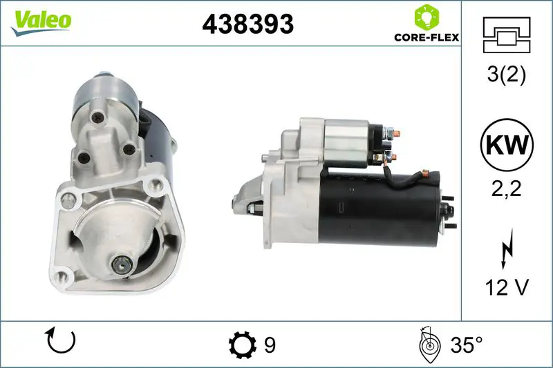 Starteris Valeo 438393