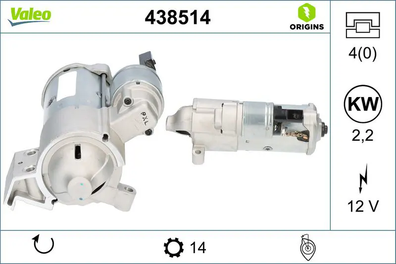 Starteris Valeo 438514
