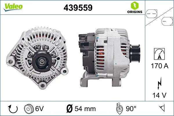 Ģenerators Valeo 439559