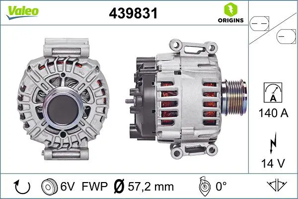 Ģenerators Valeo 439831