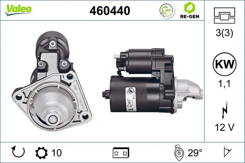 Starteris Valeo 460440