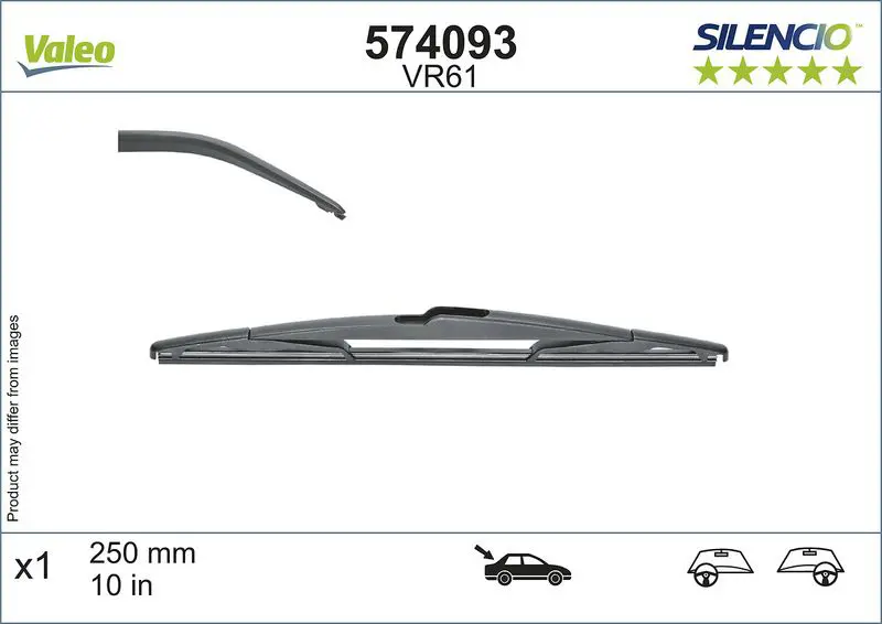 Stikla tīrītāja slotiņa Valeo 574093
