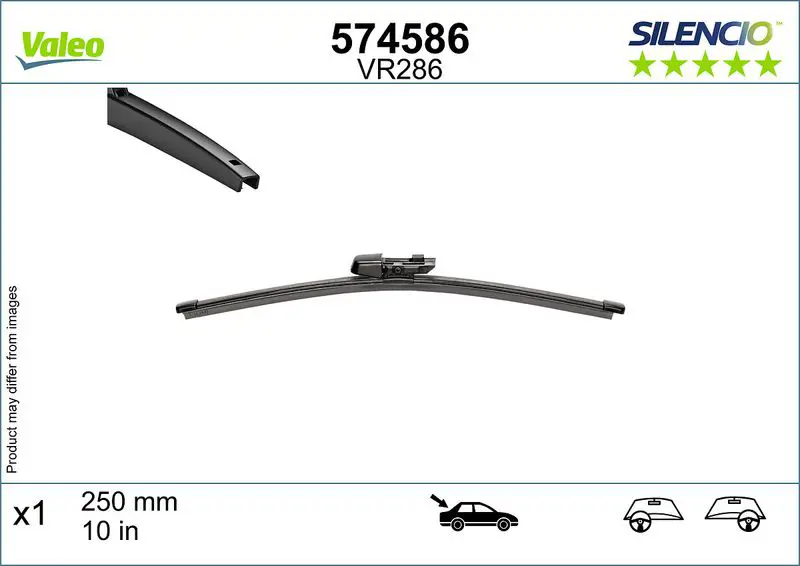 Stikla tīrītāja slotiņa Valeo 574586