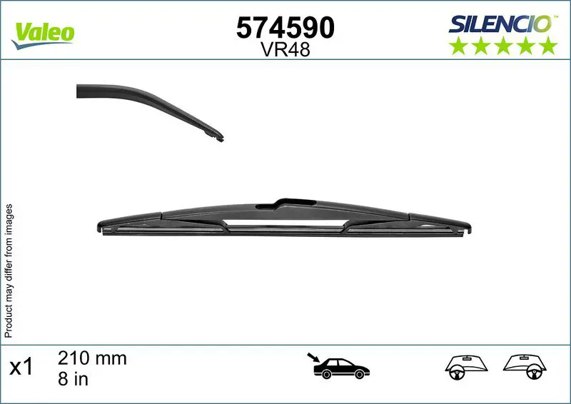 Stikla tīrītāja slotiņa Valeo 574590