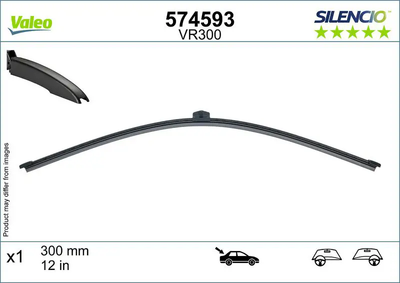 Stikla tīrītāja slotiņa Valeo 574593