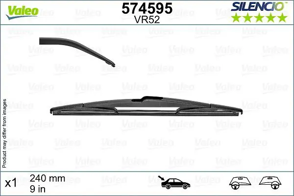 Stikla tīrītāja slotiņa Valeo 574595
