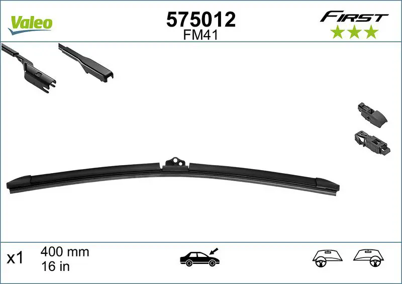 Stikla tīrītāja slotiņa Valeo 575012