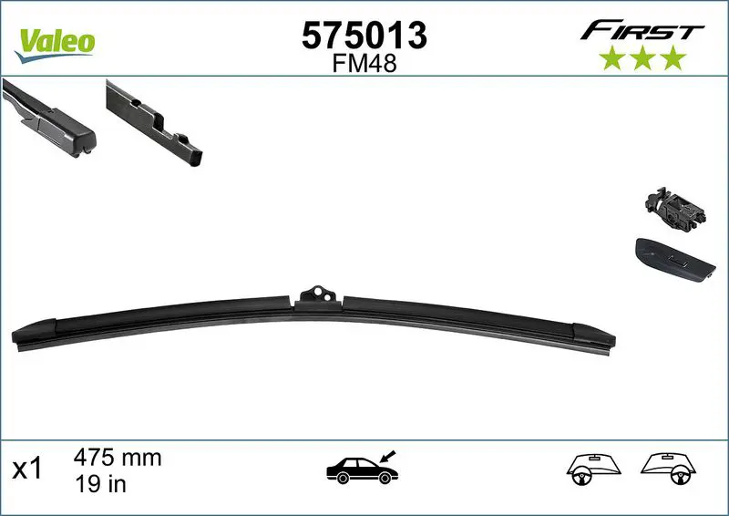 Stikla tīrītāja slotiņa Valeo 575013