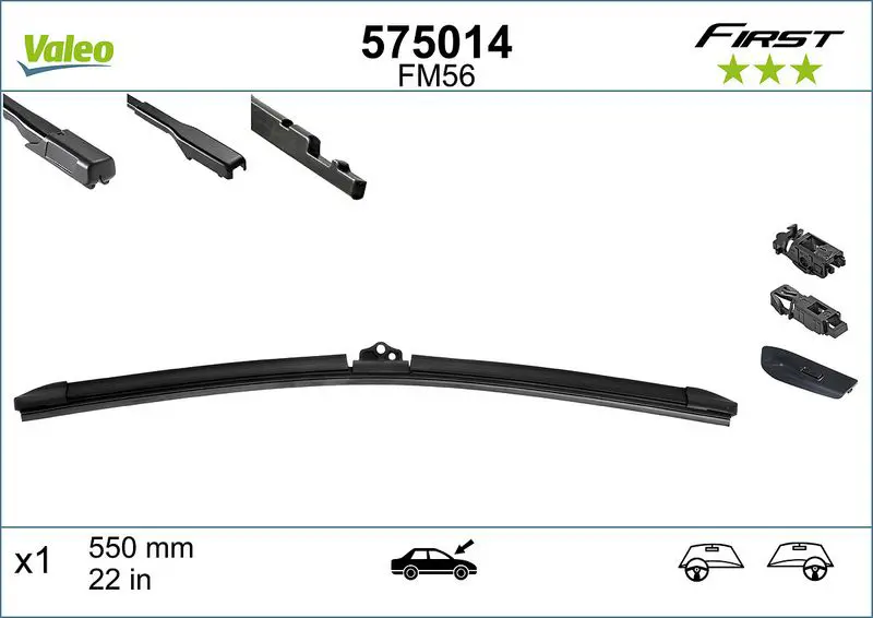 Stikla tīrītāja slotiņa Valeo 575014