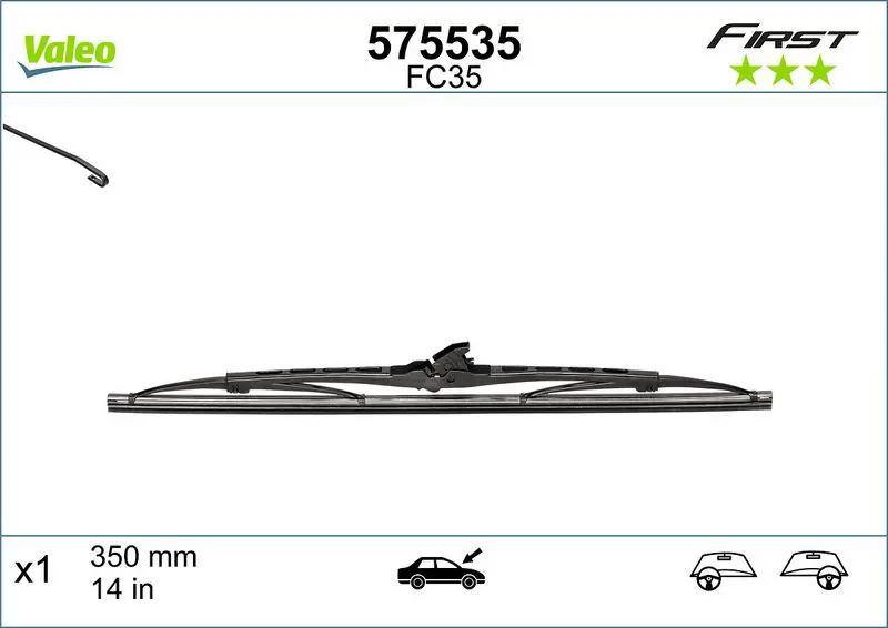 Stikla tīrītāja slotiņa Valeo 575535