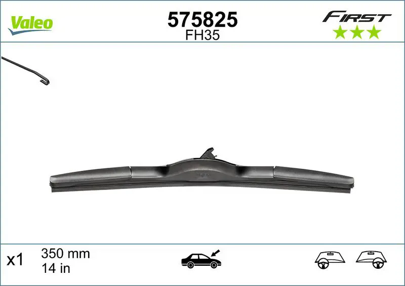Stikla tīrītāja slotiņa Valeo 575825
