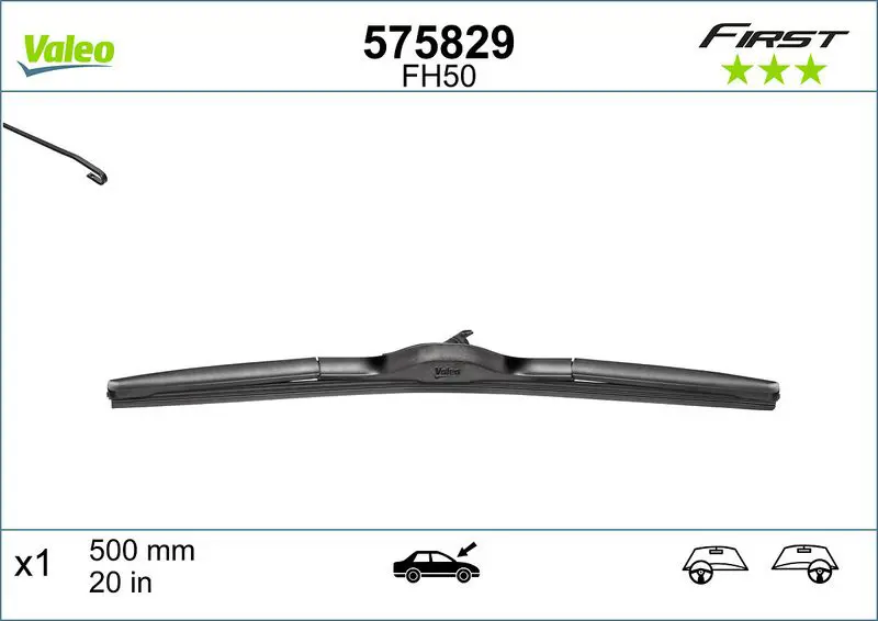 Stikla tīrītāja slotiņa Valeo 575829