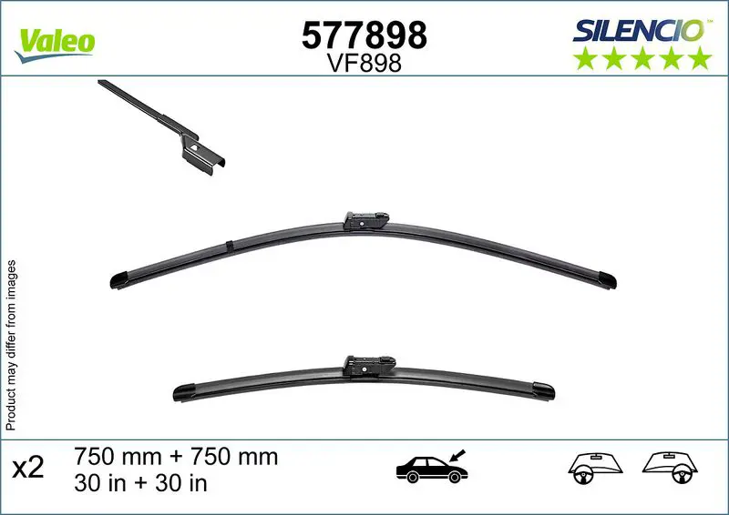 Stikla tīrītāja slotiņa Valeo 577898