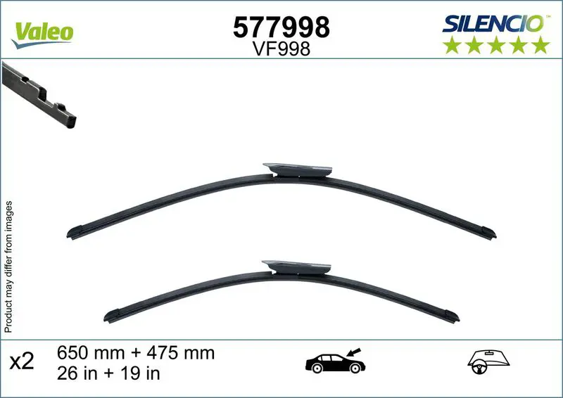 Wiper Blade Valeo 577998