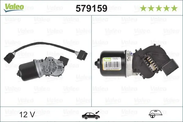 Stikla tīrītāju motors Valeo 579159