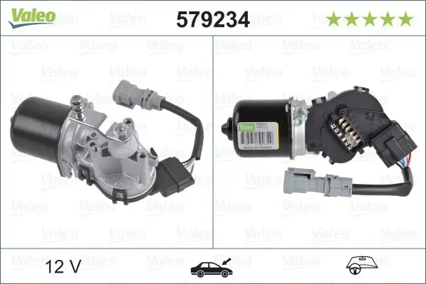 Stikla tīrītāju motors Valeo 579234