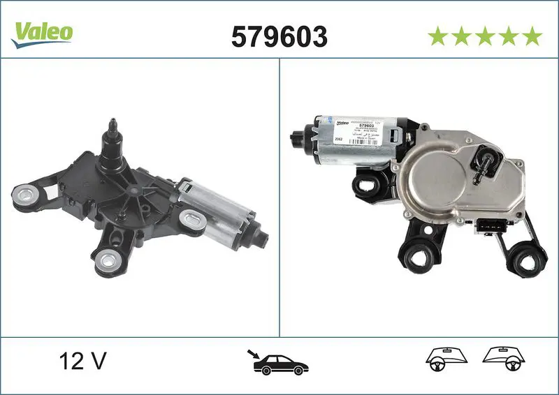Stikla tīrītāju motors Valeo 579603