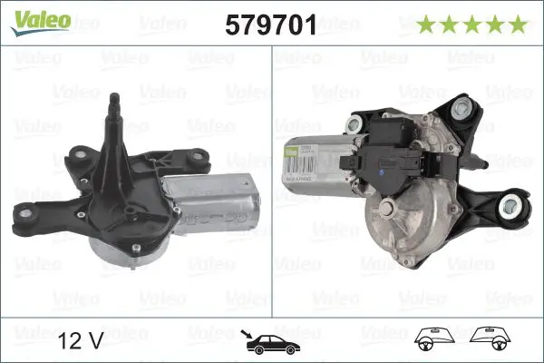 Stikla tīrītāju motors Valeo 579701