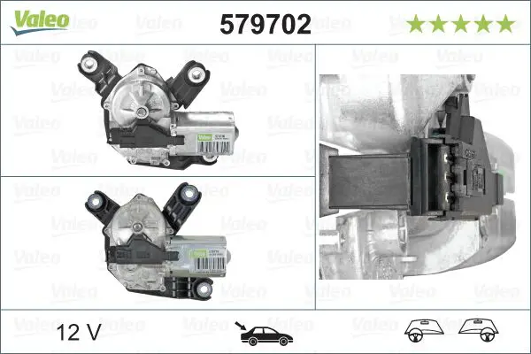 Stikla tīrītāju motors Valeo 579702