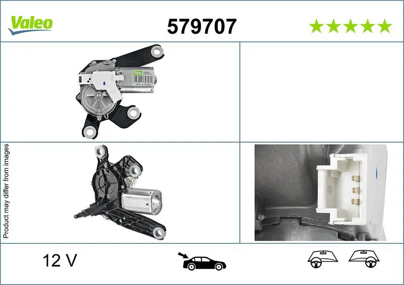 Stikla tīrītāju motors Valeo 579707