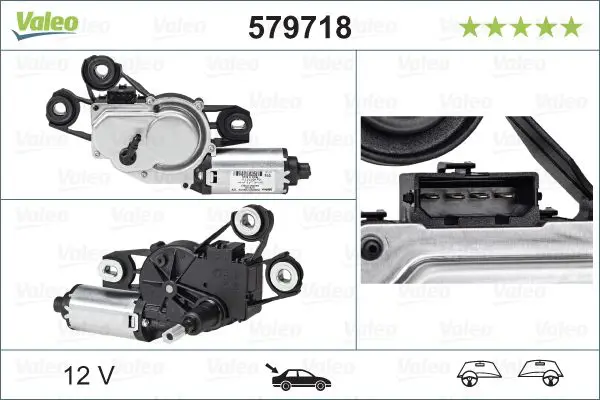 Stikla tīrītāju motors Valeo 579718
