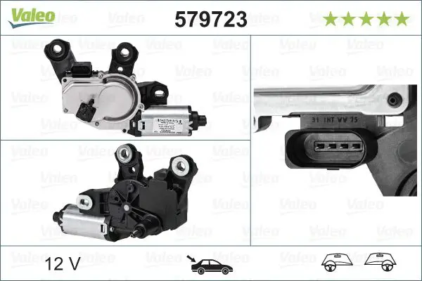 Stikla tīrītāju motors Valeo 579723