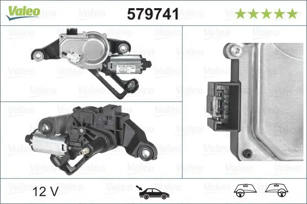 Stikla tīrītāju motors Valeo 579741