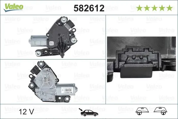 Stikla tīrītāju motors Valeo 582612