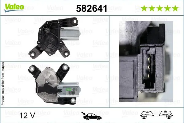 Stikla tīrītāju motors Valeo 582641