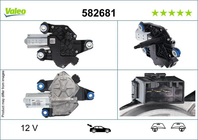 Stikla tīrītāju motors Valeo 582681
