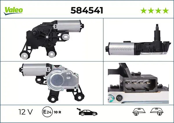 Stikla tīrītāju motors Valeo 584541