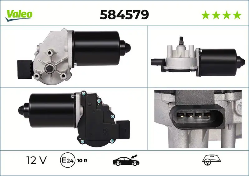 Stikla tīrītāju motors Valeo 584579