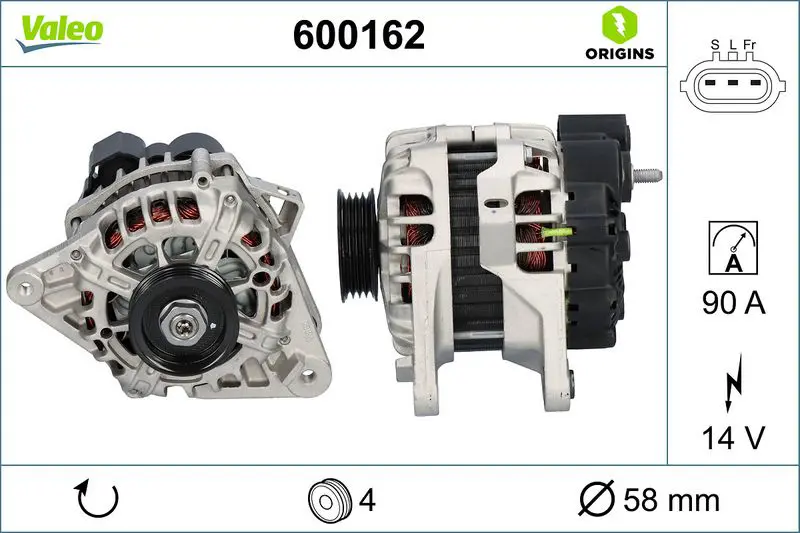 Ģenerators Valeo 600162
