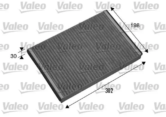 Filtrs, Salona telpas gaiss Valeo 698875