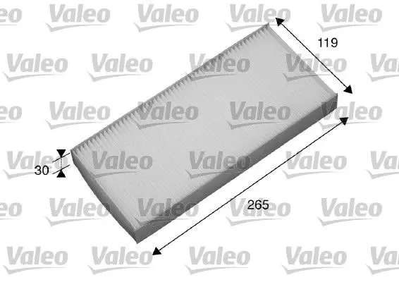 Filtrs, Salona telpas gaiss Valeo 698878