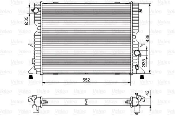 Radiators, Motora dzesēšanas sistēma Valeo 701545