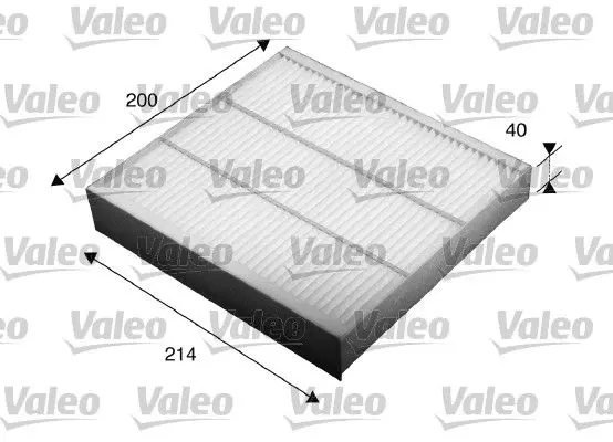 Filtrs, Salona telpas gaiss Valeo 715532